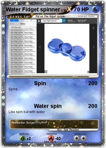Pokemon Water Fidget spinner