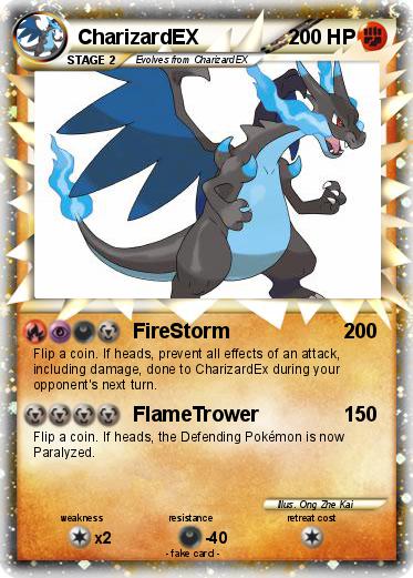 Pokemon CharizardEX