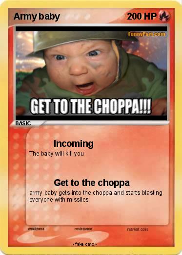 Pokemon Army baby