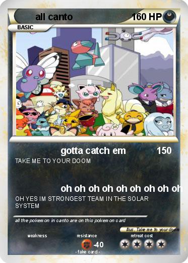 Pokemon all canto