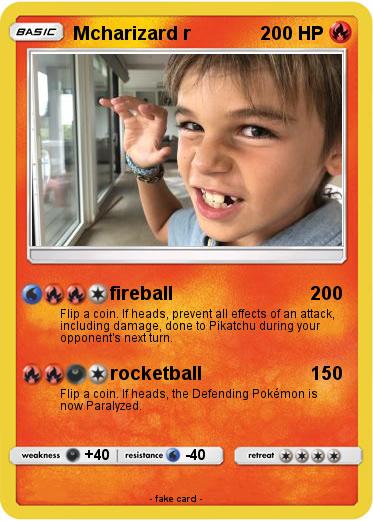 Pokemon Mcharizard r