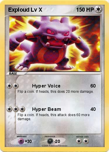 Pokemon Exploud Lv X