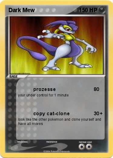 Pokemon Dark Mew 