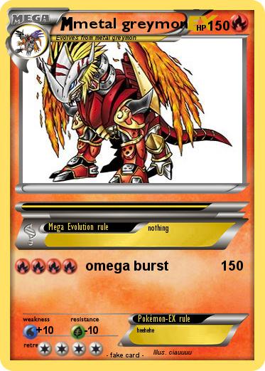 Pokemon metal greymon