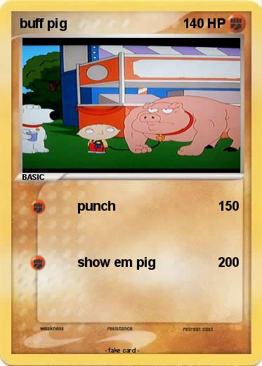 Pokemon buff pig
