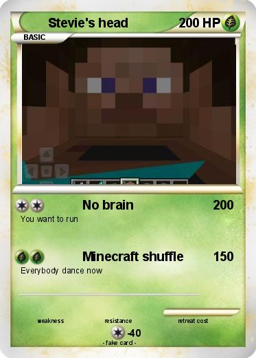 Pokemon Stevie's head