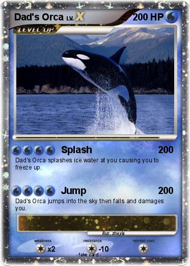 Pokemon Dad's Orca