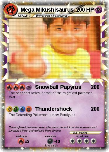 Pokemon Mega Mikushisaurus