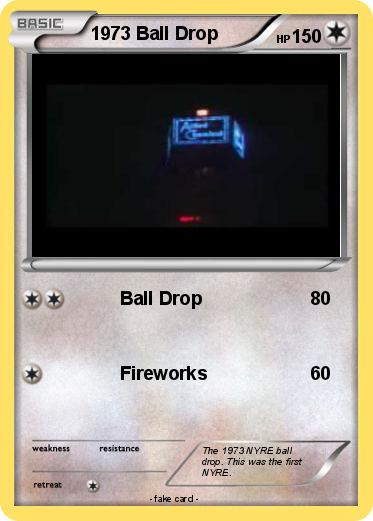 Pokemon 1973 Ball Drop