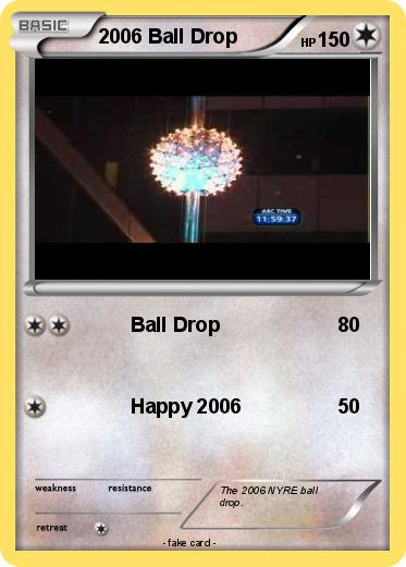 Pokemon 2006 Ball Drop