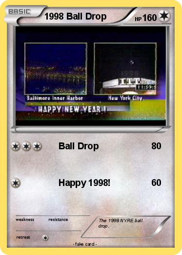 Pokemon 1998 Ball Drop