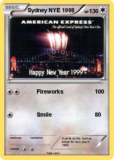 Pokemon Sydney NYE 1998