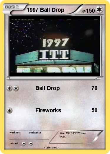 Pokemon 1997 Ball Drop