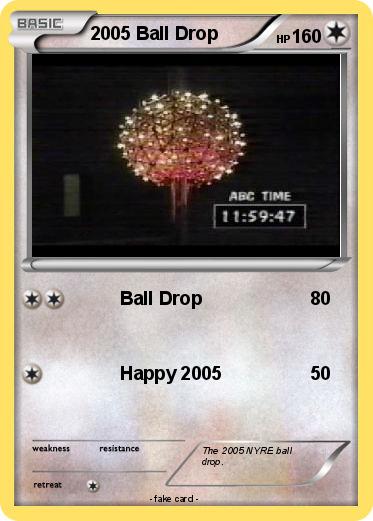 Pokemon 2005 Ball Drop