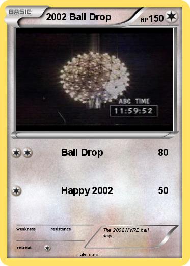 Pokemon 2002 Ball Drop
