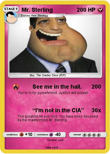 Pokemon Mr. Sterling