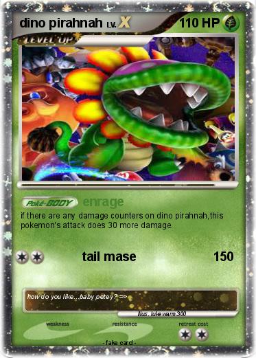 Pokemon dino pirahnah