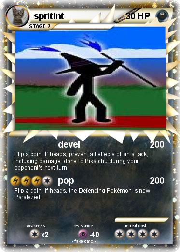 Pokemon spritint
