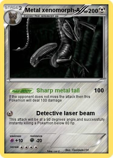 Pokemon Metal xenomorph-A