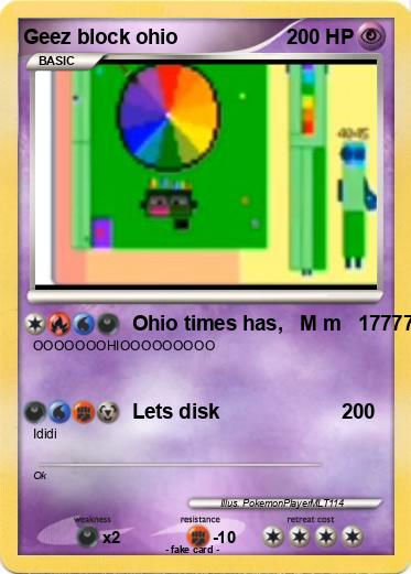 Pokemon Geez block ohio