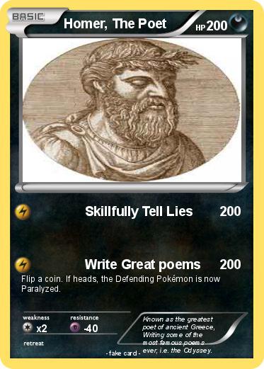 Pokemon Homer, The Poet