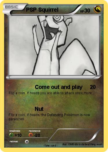 Pokemon PSP Squirrel