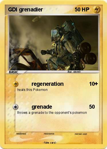 Pokemon GDI grenadier