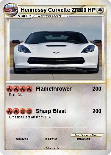 Pokemon Hennessy Corvette ZR1