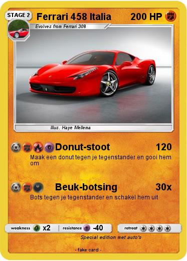 Pokemon Ferrari 458 Italia