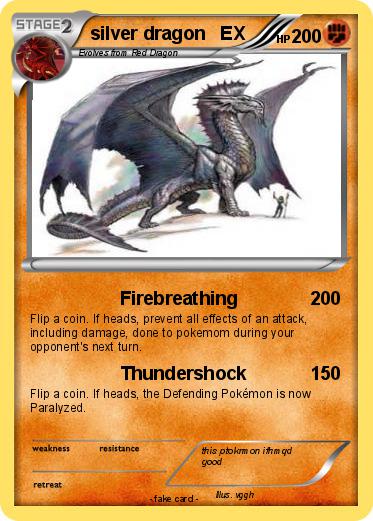 Pokemon silver dragon   EX