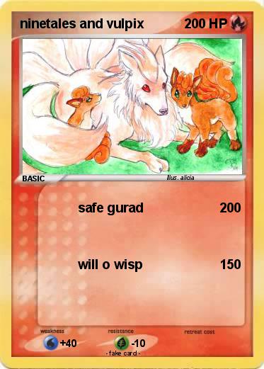 Pokemon ninetales and vulpix