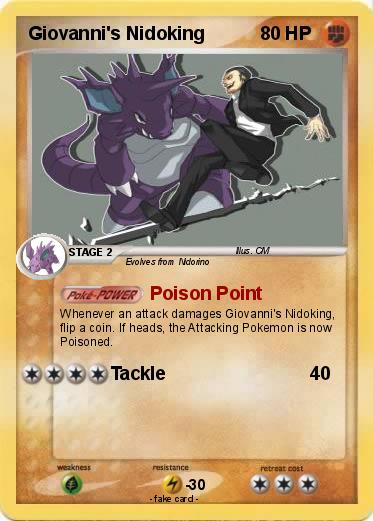 Pokemon Giovanni's Nidoking