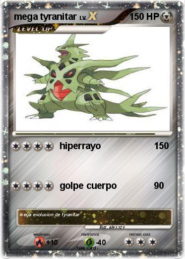 Pokemon mega tyranitar