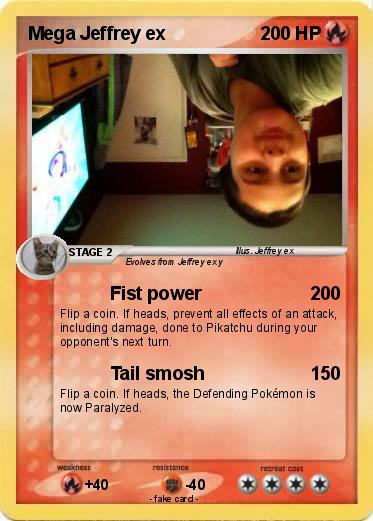 Pokemon Mega Jeffrey ex