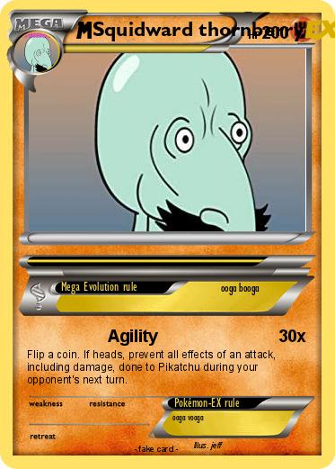 Pokemon Squidward thornberry