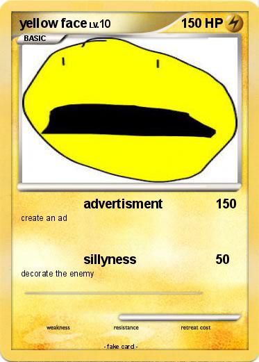 Pokemon yellow face