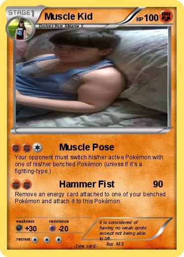 Pokemon Muscle Kid