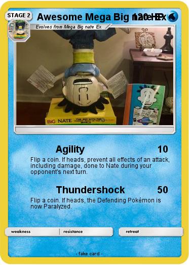 Pokemon Awesome Mega Big nate Ex