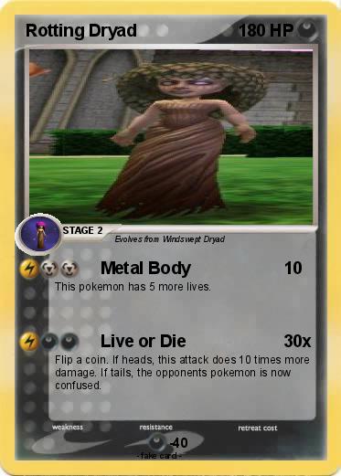 Pokemon Rotting Dryad Pokemon Rotting Dryad