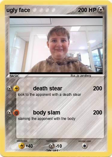 Pokemon ugly face