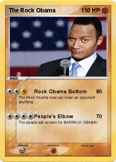 Pokemon The Rock Obama