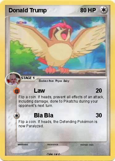 Pokemon Donald Trump