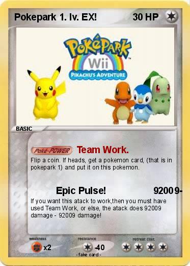 Pokemon Pokepark 1. lv. EX!