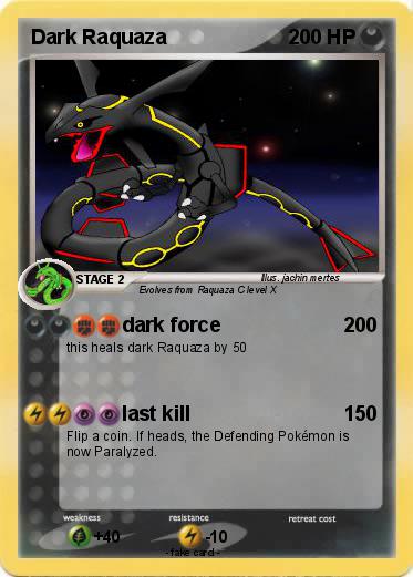Pokemon Dark Raquaza