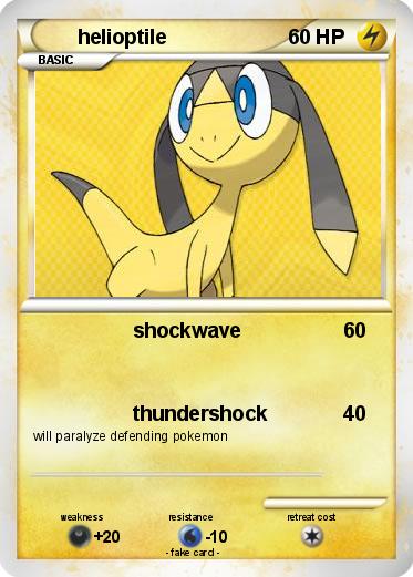 Pokemon helioptile