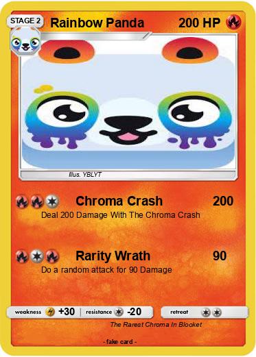Pokemon Rainbow Panda