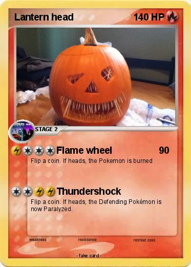 Pokemon Lantern head