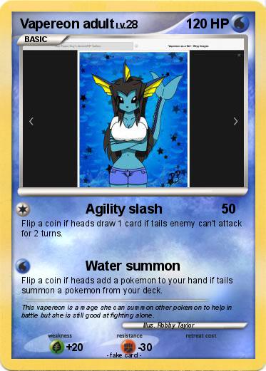 Pokemon Vapereon adult