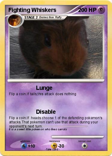 Pokemon Fighting Whiskers
