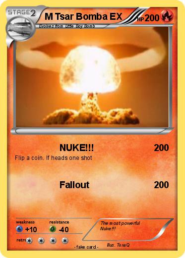 Pokemon M Tsar Bomba EX